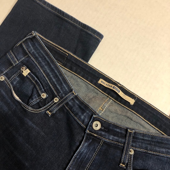 Big Star Rikki Straight Leg Jeans SHORT 0890 - Picture 3 of 6